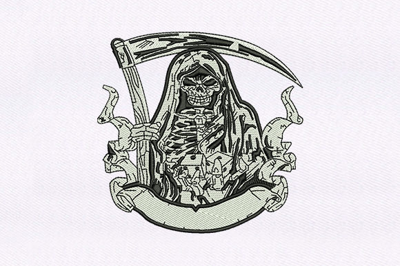 Grim Reaper: A Bold Halloween Embroidery Review