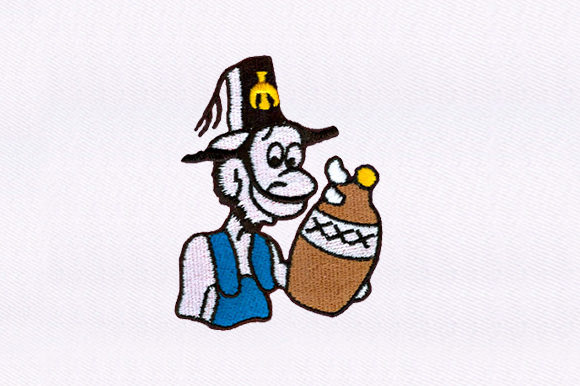 Man Drinking Alcohol: A Bold Embroidery Review