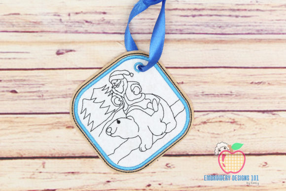 Review: Santa Sitting on Polar Bear Ornament for Etsy Shops